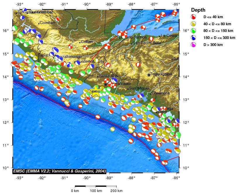 Regional moment Tensor
