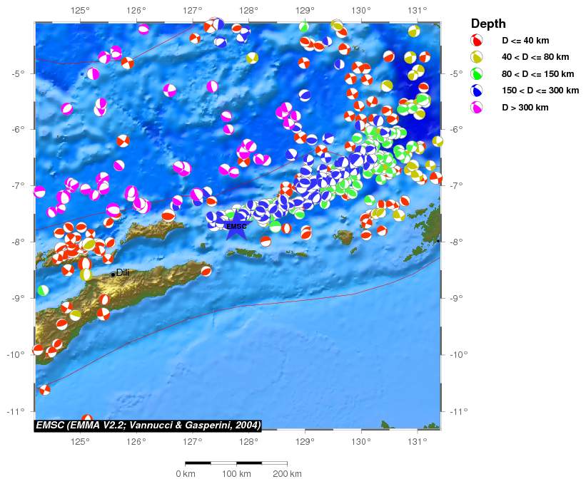 Regional moment Tensor