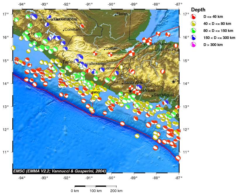 Regional moment Tensor
