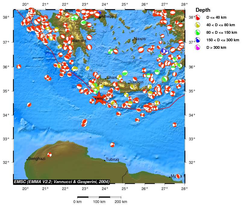Regional moment Tensor