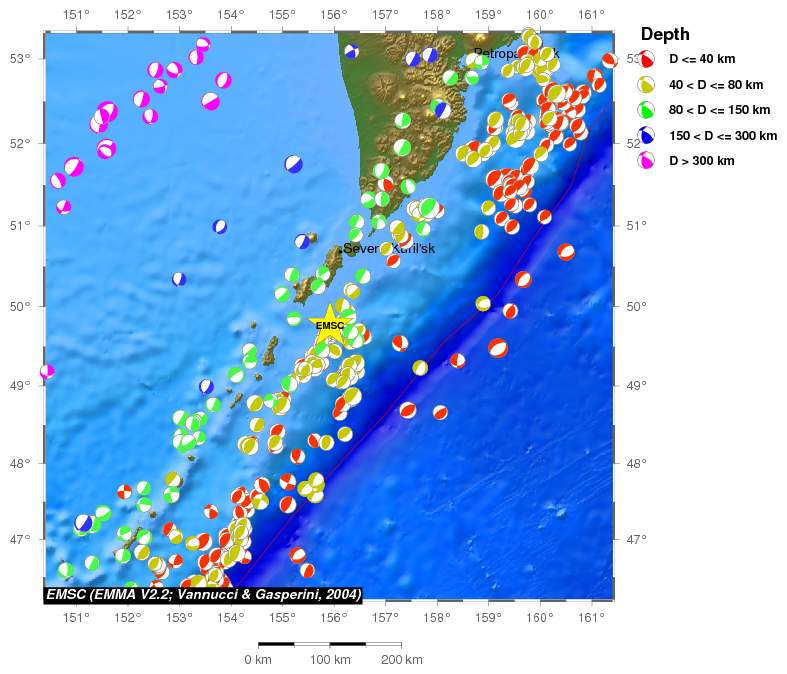 Regional moment Tensor