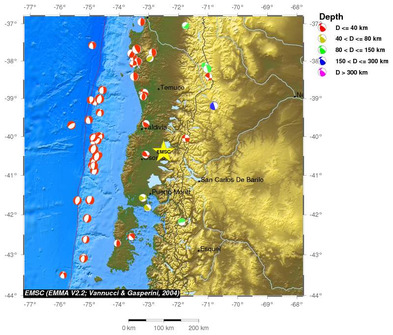 Regional moment Tensor