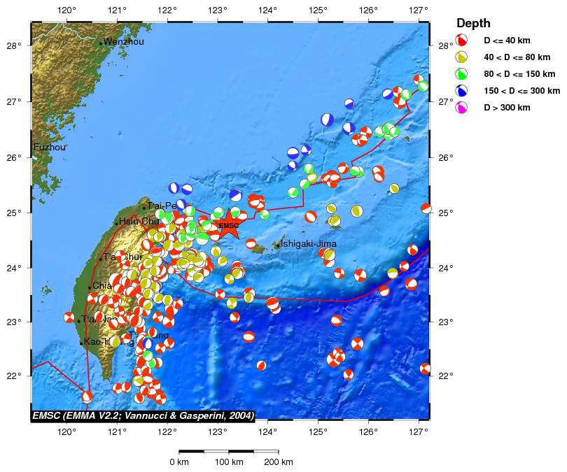 Regional moment Tensor