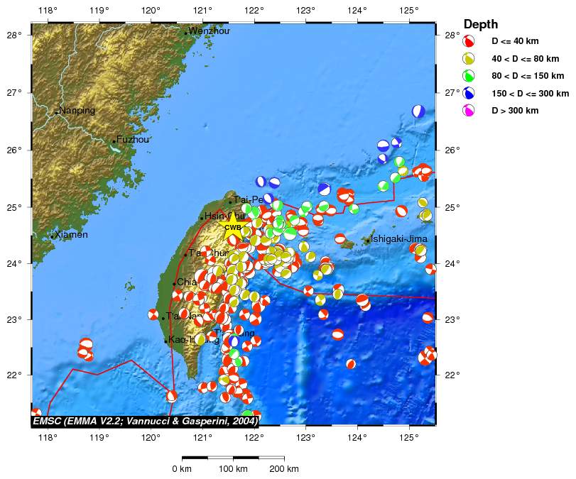 Regional moment Tensor