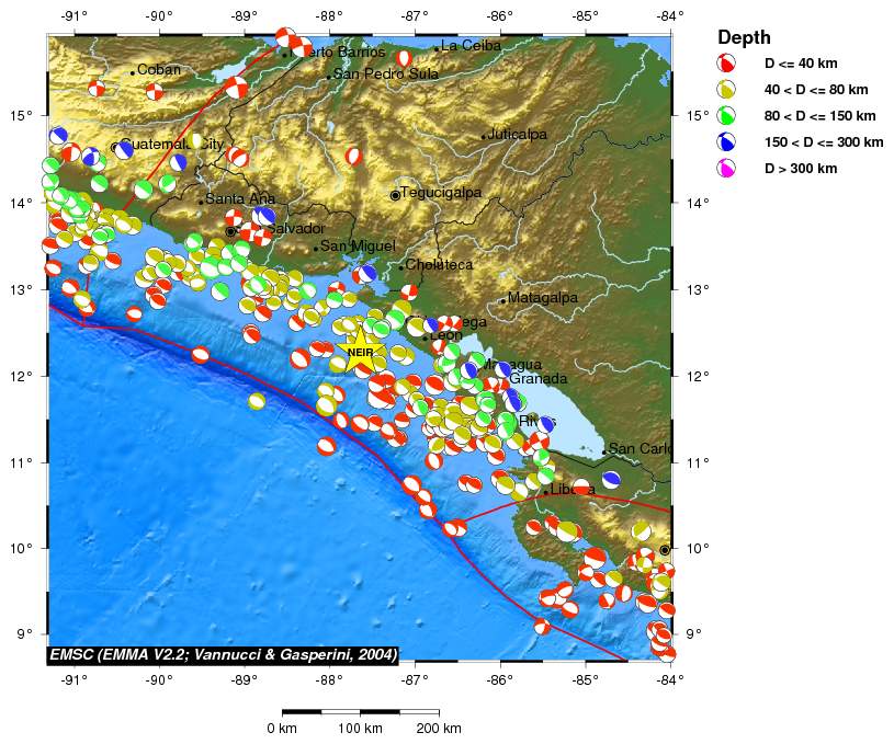 Regional moment Tensor