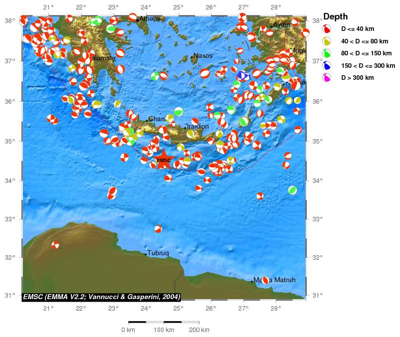 Regional moment Tensor
