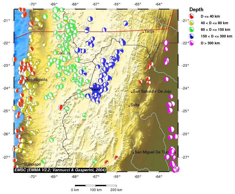 Regional moment Tensor