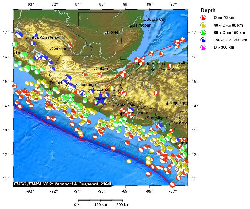 Regional moment Tensor