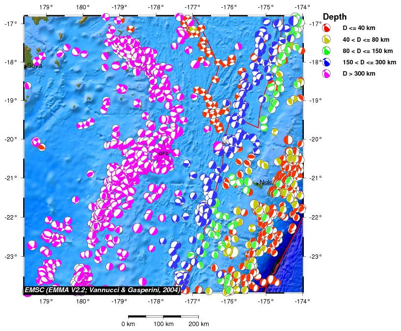 Regional moment Tensor
