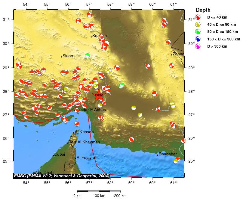Regional moment Tensor