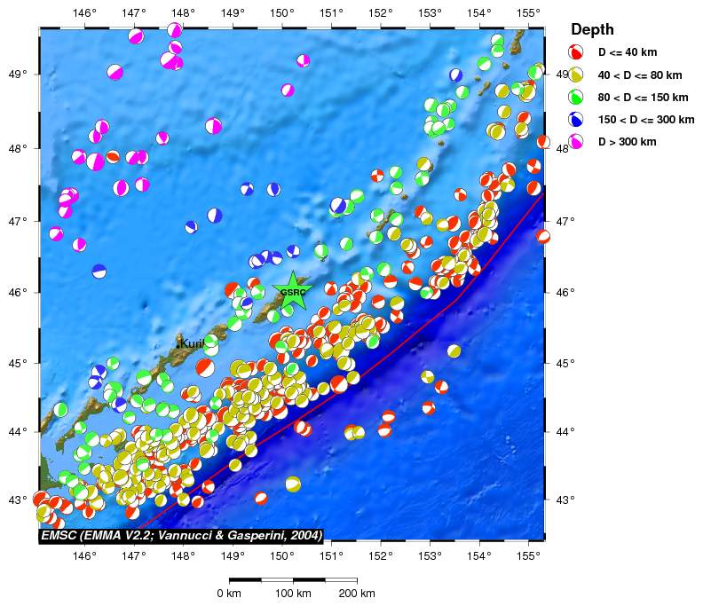 Regional moment Tensor