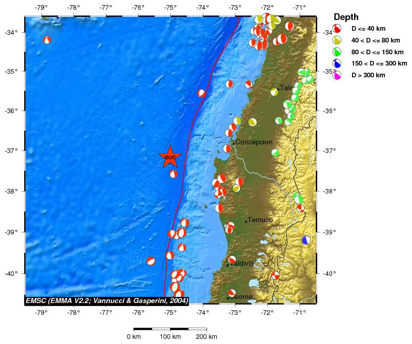 Regional moment Tensor