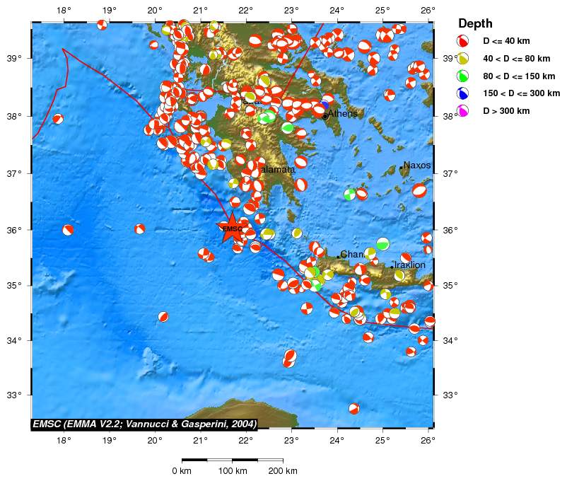 Regional moment Tensor