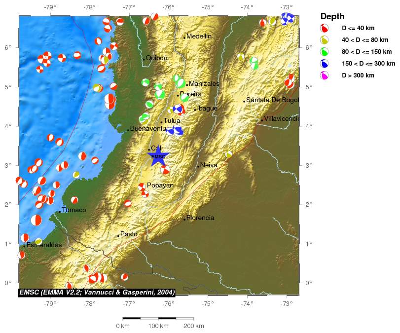 Regional moment Tensor