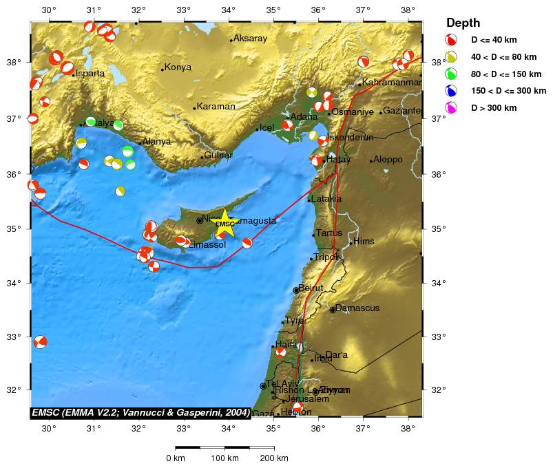 Regional moment Tensor