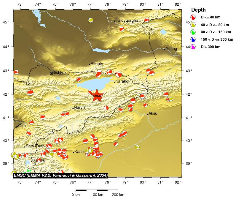 Regional moment Tensor