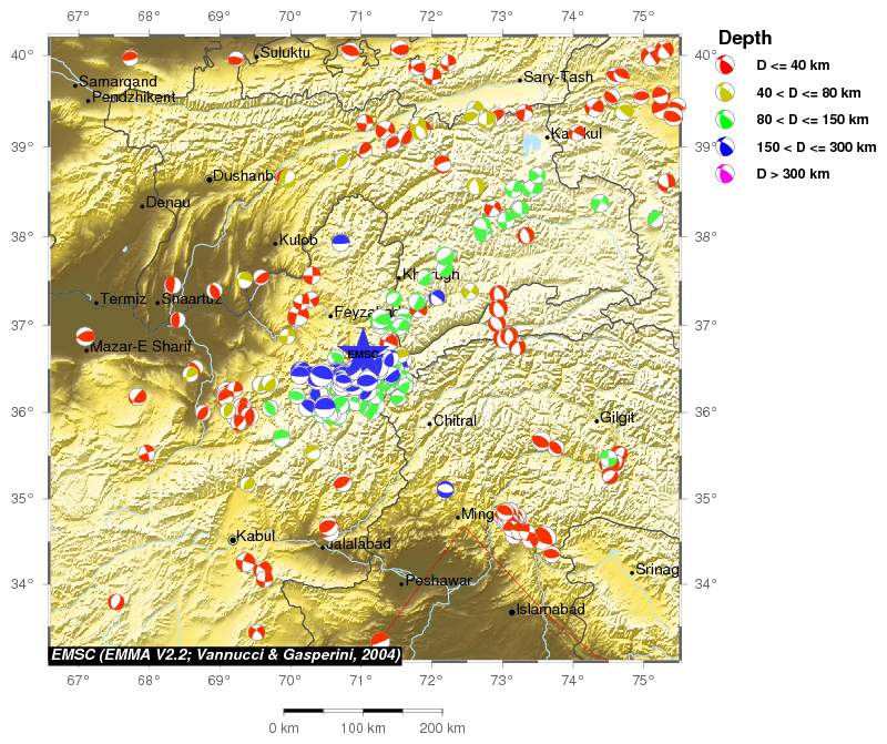 Regional moment Tensor