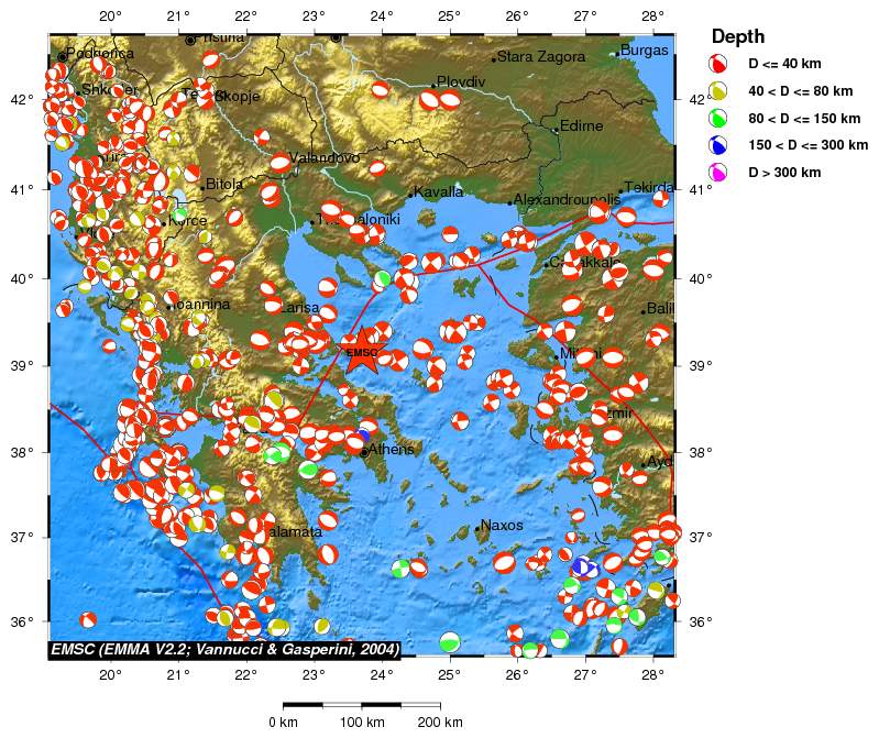 Regional moment Tensor