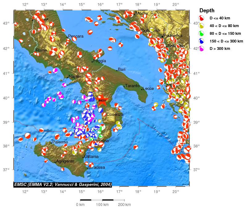 Regional moment Tensor