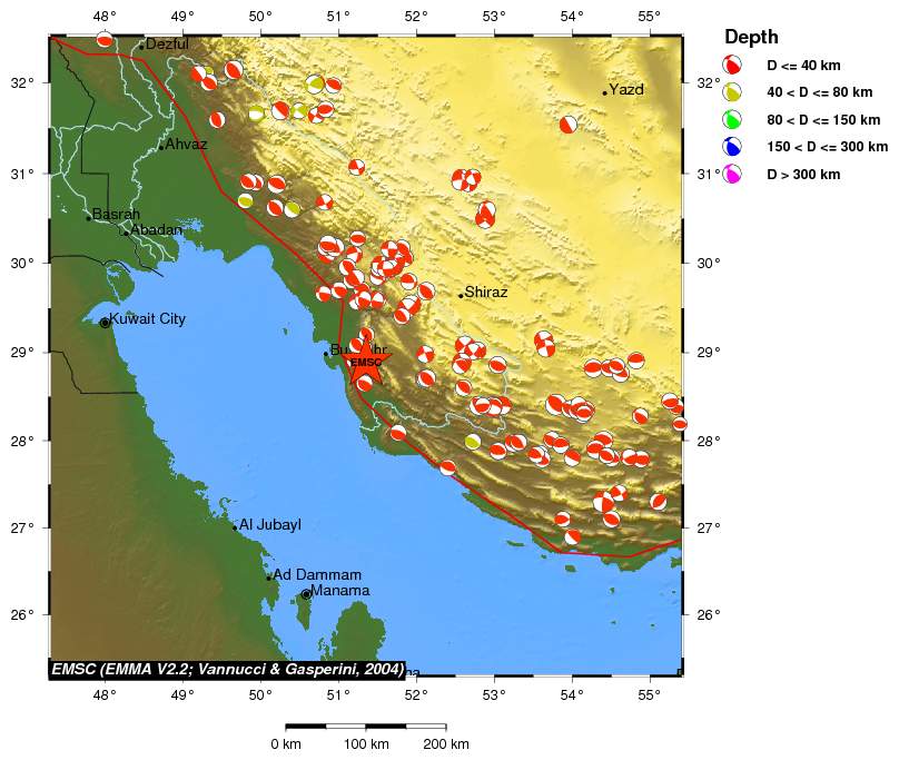 Regional moment Tensor