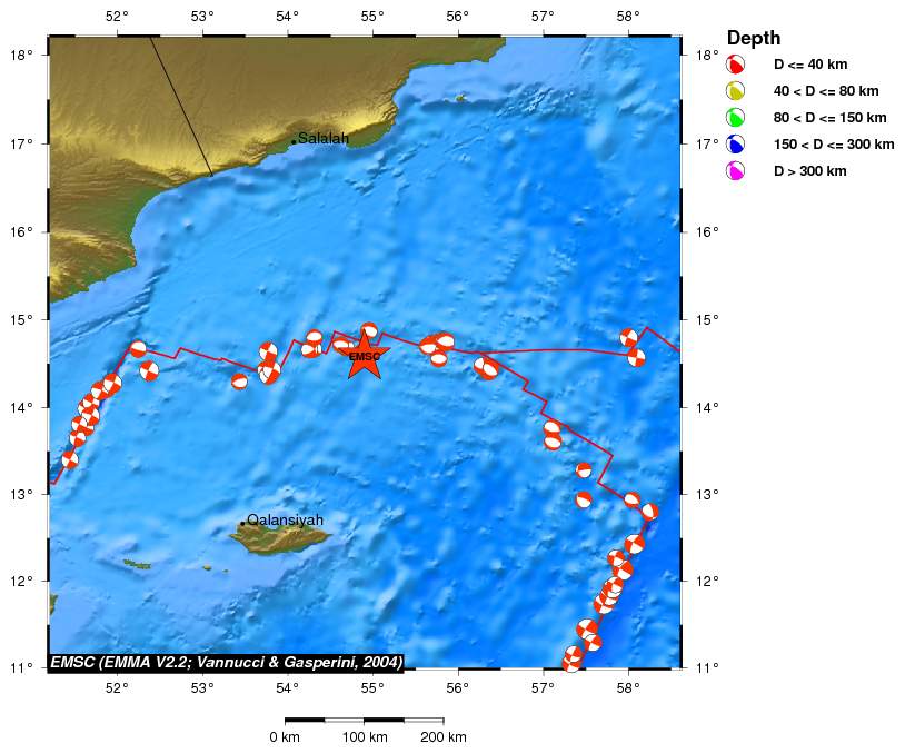 Regional moment Tensor