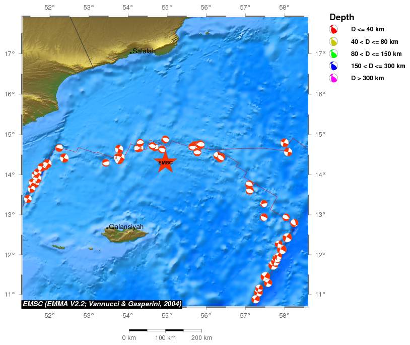 Regional moment Tensor