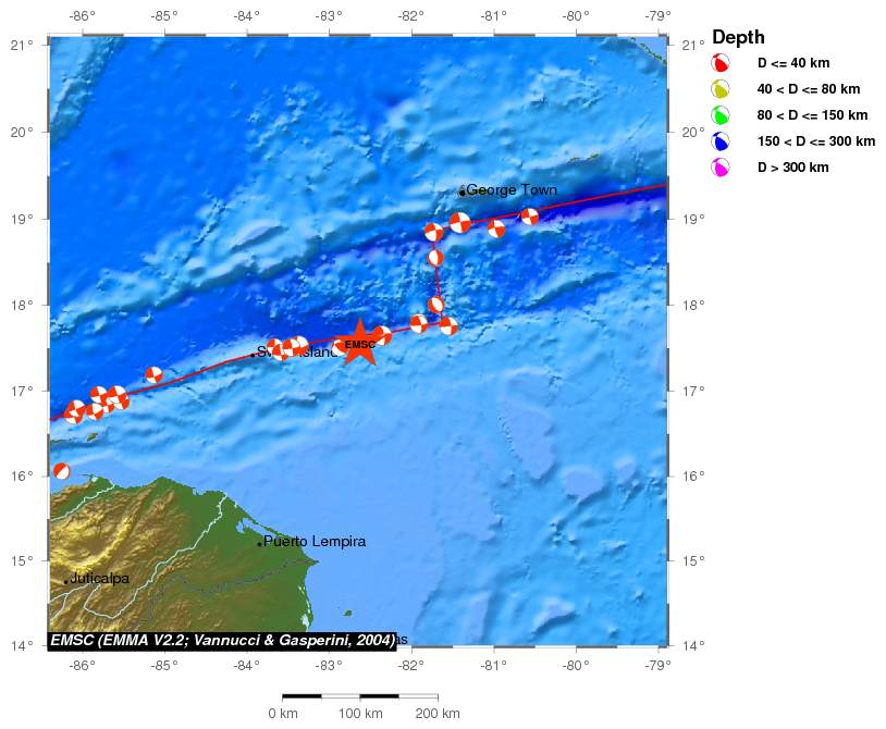 Regional moment Tensor