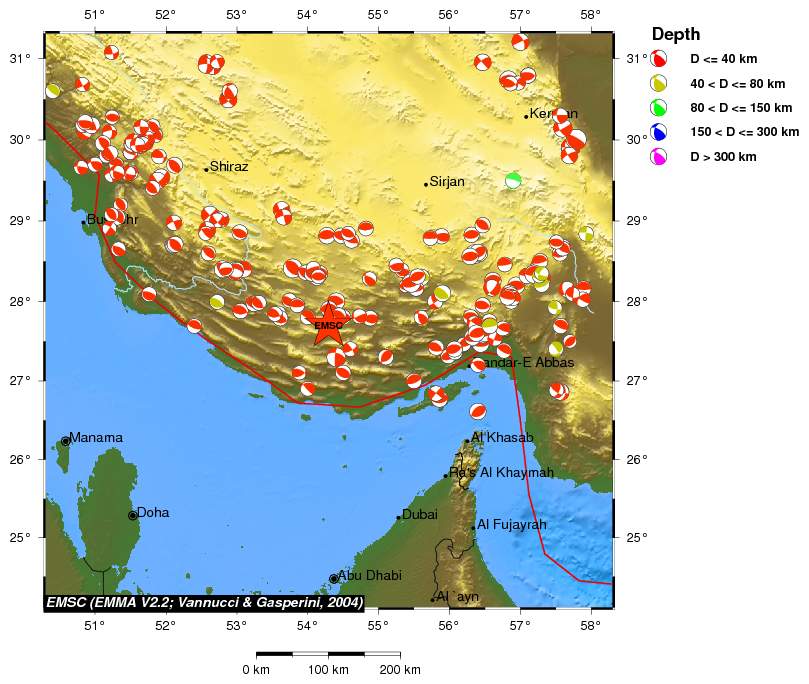 Regional moment Tensor