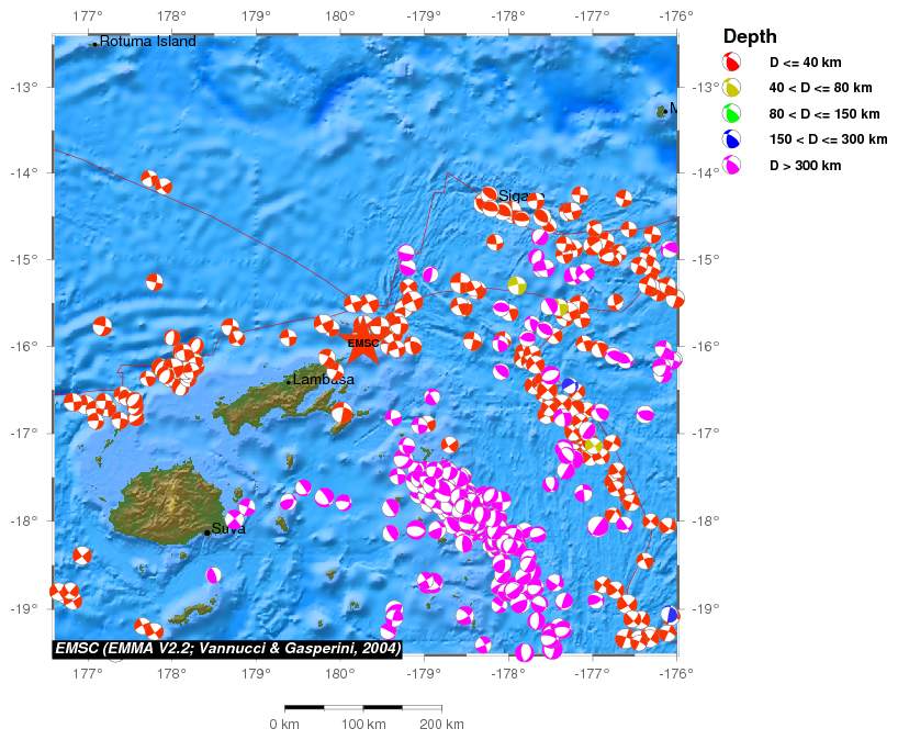 Regional moment Tensor