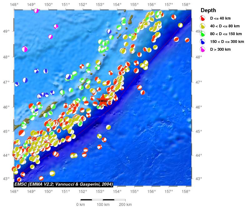 Regional moment Tensor
