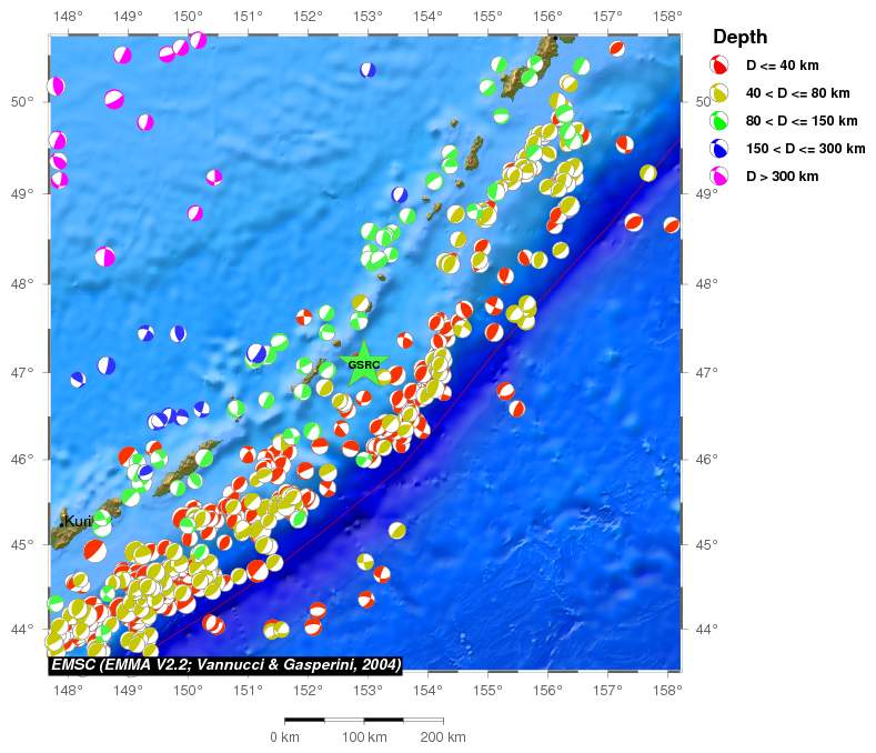 Regional moment Tensor