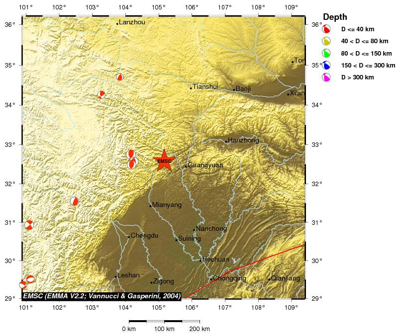 Regional moment Tensor