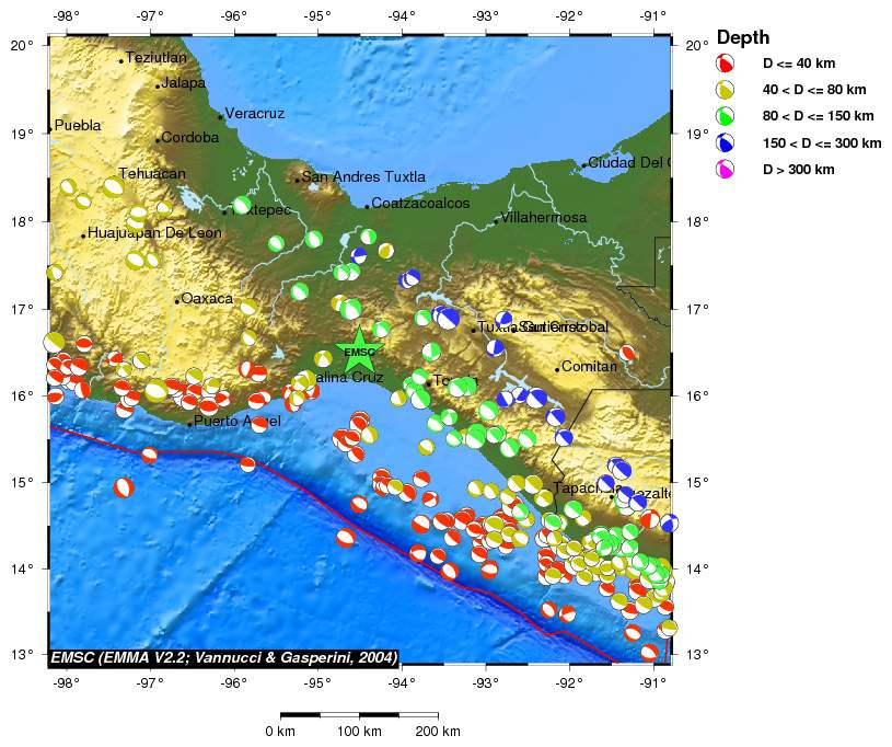 Regional moment Tensor