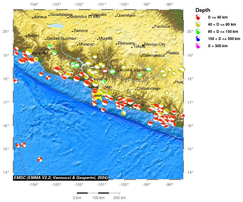 Regional moment Tensor