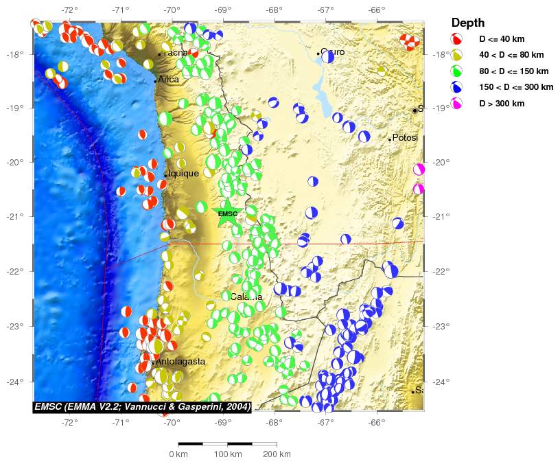 Regional moment Tensor