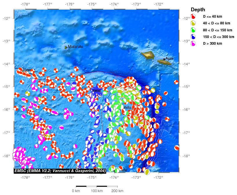 Regional moment Tensor