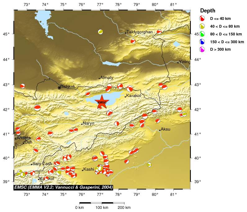 Regional moment Tensor