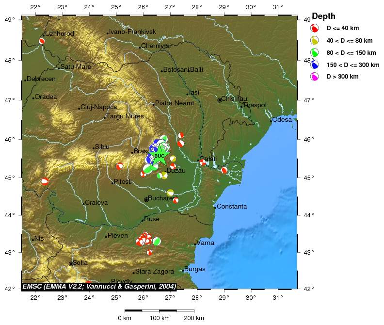 Regional moment Tensor