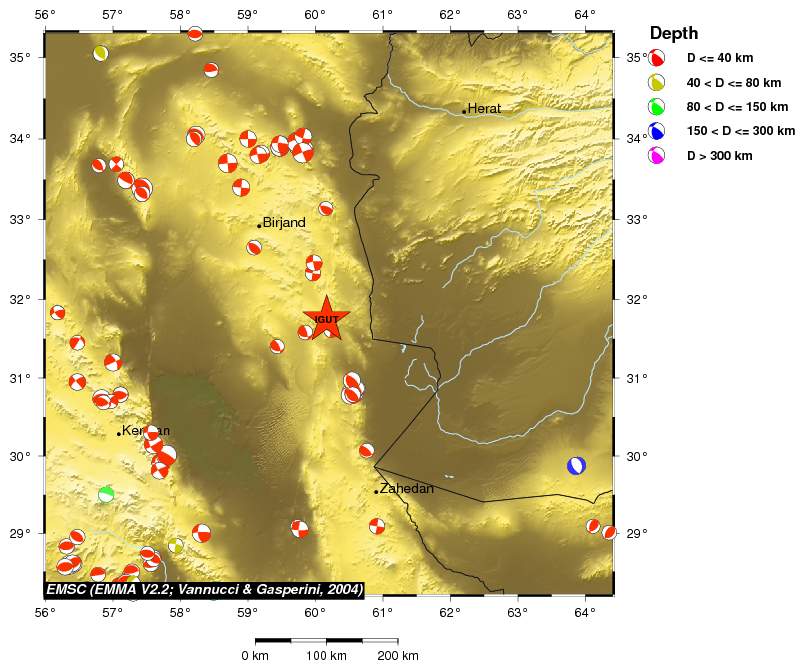 Regional moment Tensor