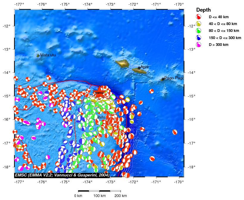 Regional moment Tensor