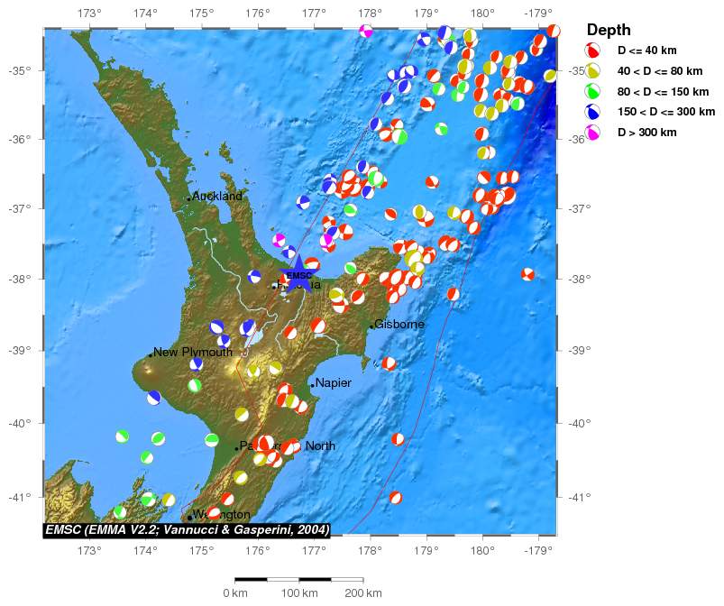 Regional moment Tensor