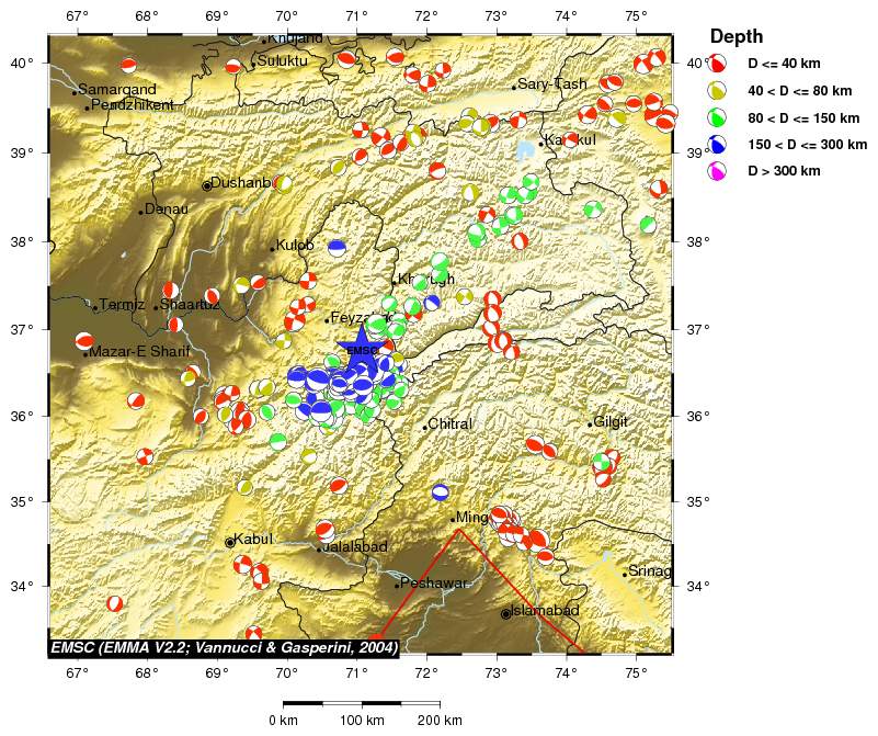 Regional moment Tensor