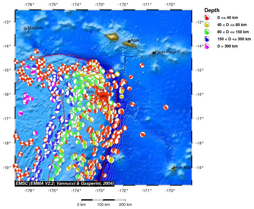 Regional moment Tensor