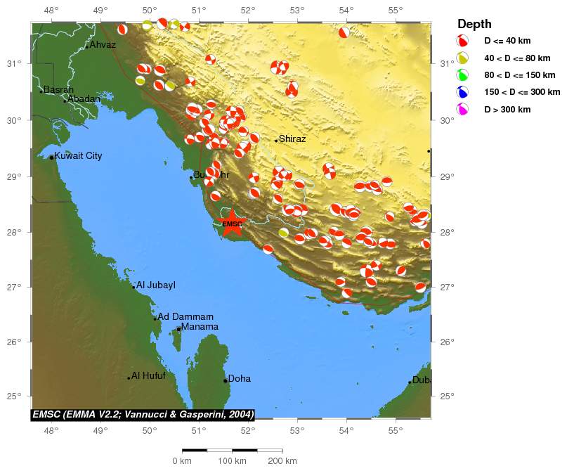 Regional moment Tensor