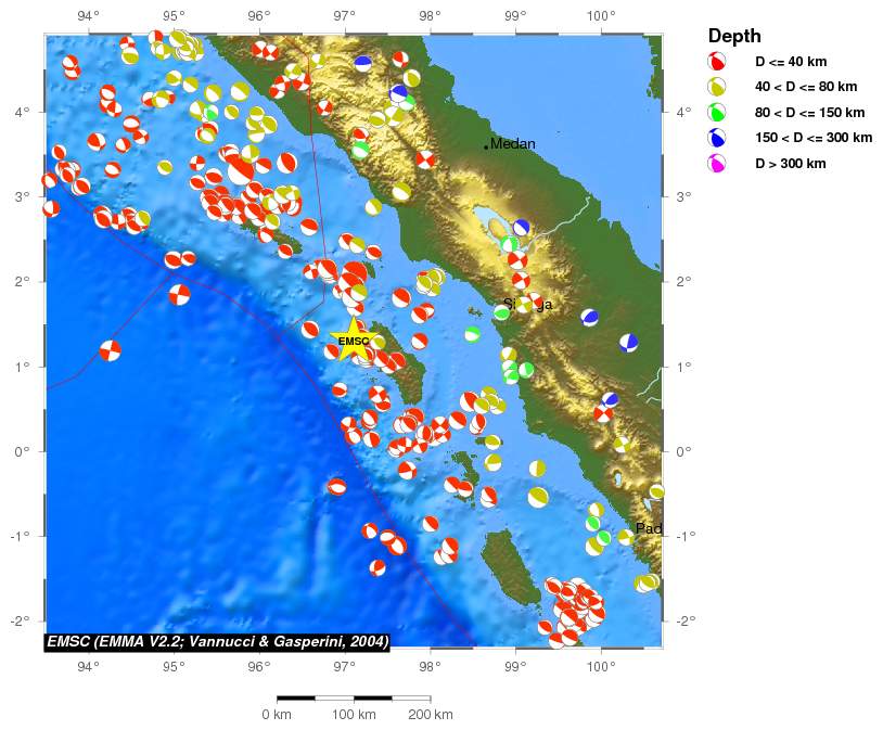 Regional moment Tensor