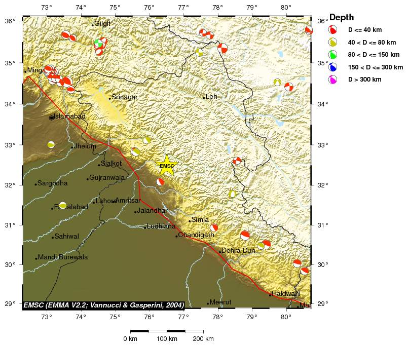 Regional moment Tensor