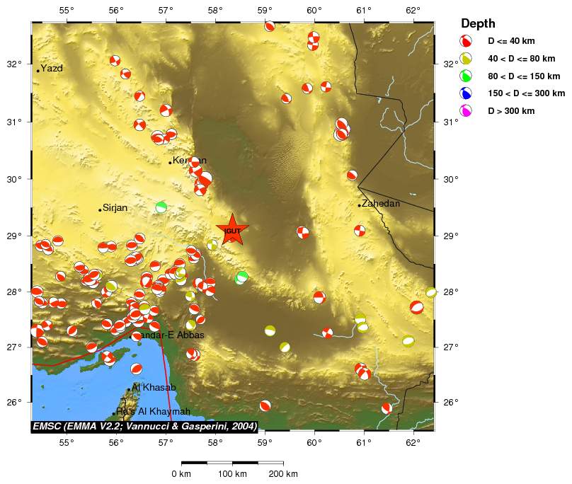 Regional moment Tensor