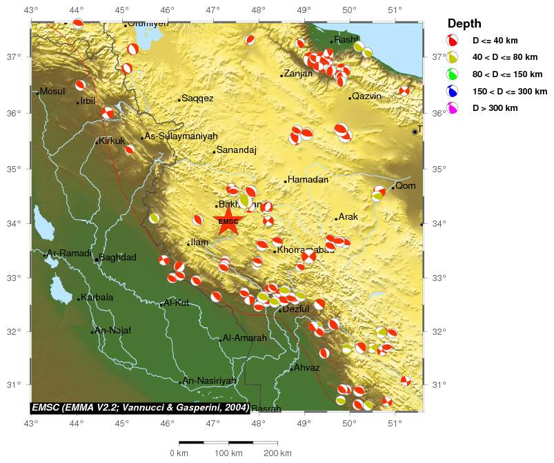 Regional moment Tensor