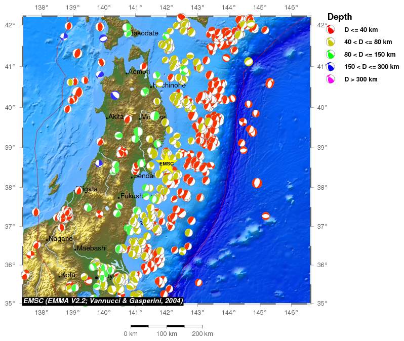 Regional moment Tensor