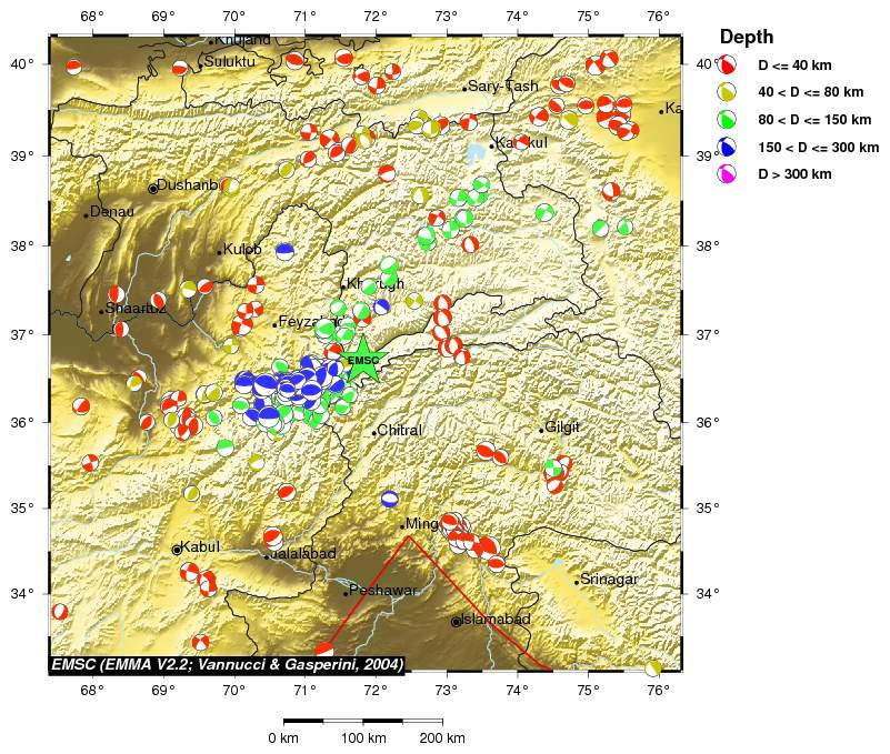 Regional moment Tensor